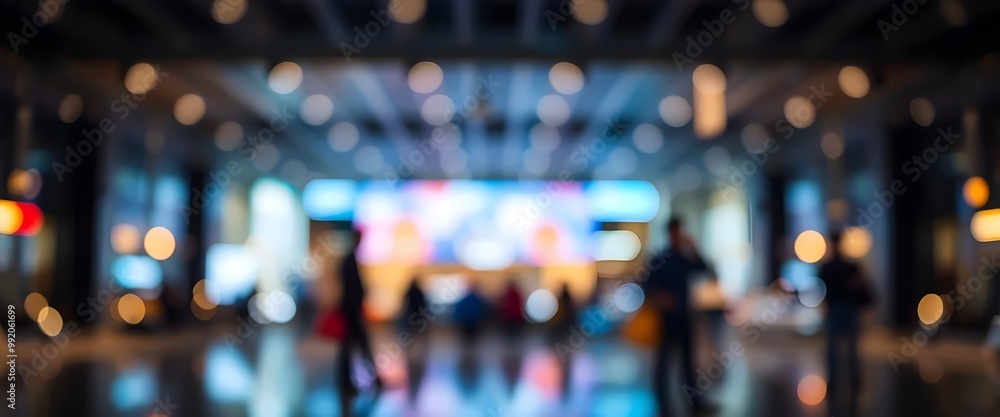 Blurred Background of People in a Public Space Blurred Background of People in a Public Space