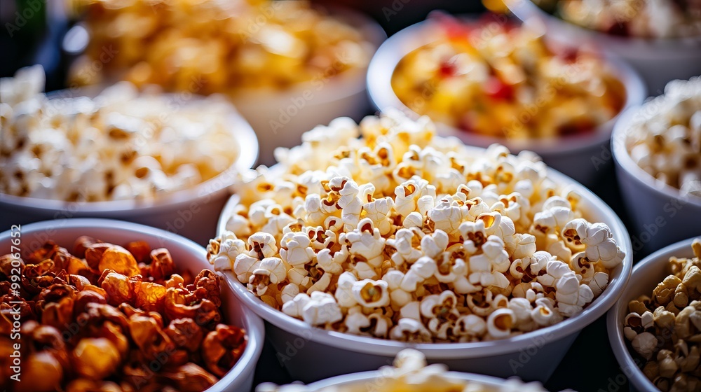 Can munch this while enjoying a movie. Theater snacks. Popcorn.