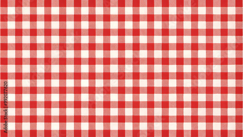 Traditional red and white checkered tablecloth pattern , checkered, traditional, tablecloth, red, white, pattern