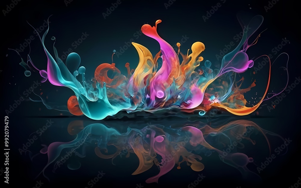 abstract background with lines