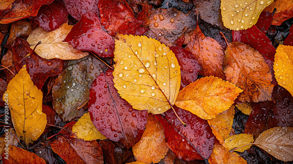 Vibrant Fallen Autumn Leaves Vibrant Fallen Autumn Leaves