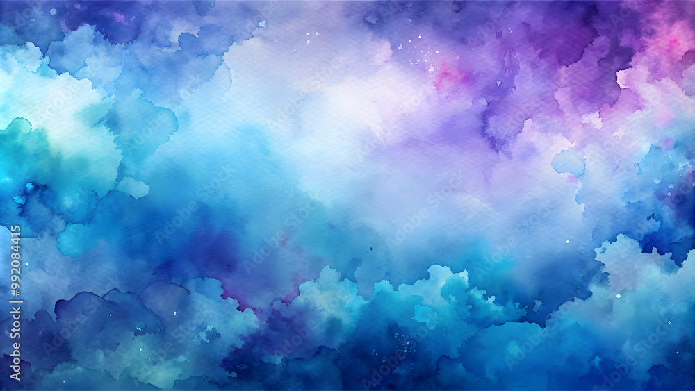 Abstract watercolor background in shades of blue and purple, watercolor, abstract, background, texture, artistic, painting Abstract watercolor background in shades of blue and purple, watercolor, abstract, background, texture, artistic, painting
