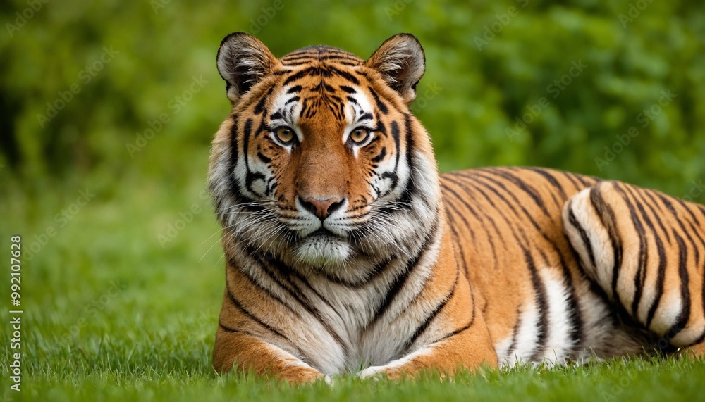 tiger in the grass tiger in the grass