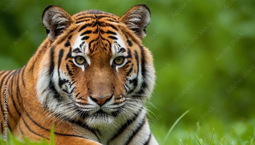 Obraz premium tiger in the grass