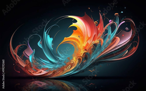 abstract fractal background