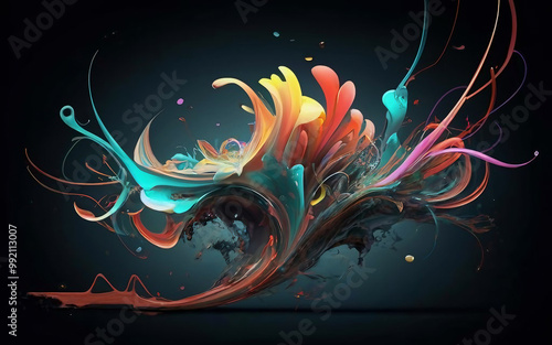 abstract floral background