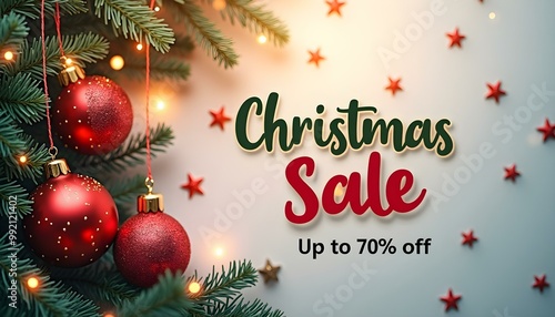 Christmas sale up to 70% off post design