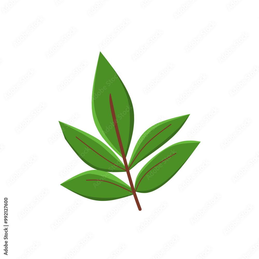 Green Leaf Icon. Autumn Season Concept. Green Leaf Icon. Autumn Season Concept.