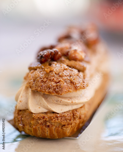 Individual Paris Brest Cake, French pastry