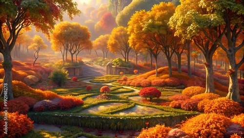 autumn in the park