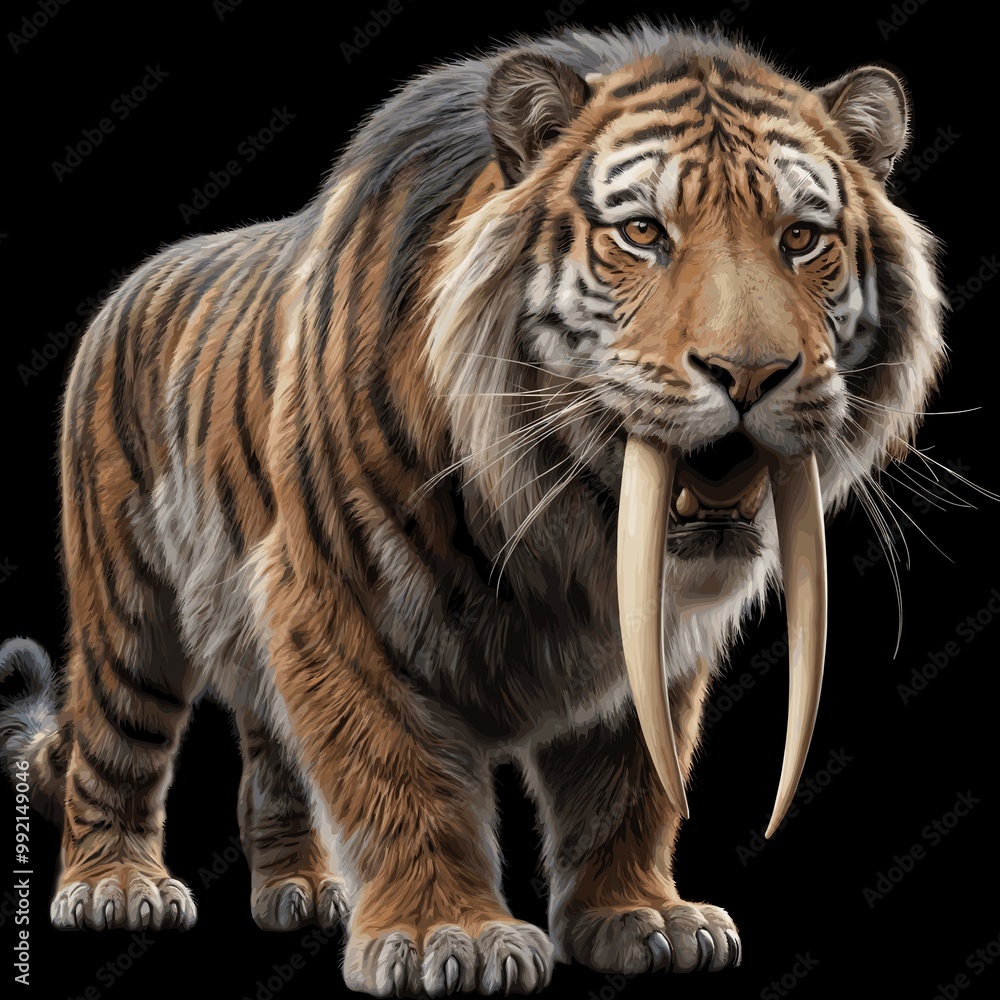 Fototapeta premium Terror de la Prehistoria