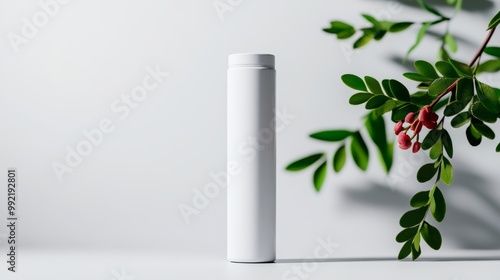 Wallpaper Mural A sleek, modern inhaler floating against a pure white background, soft shadows for depth, ultra-minimalistic design, clean lines, futuristic product rendering, high-res Torontodigital.ca