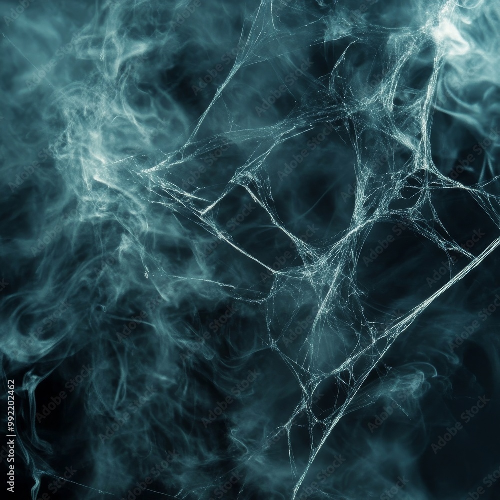 Fototapeta premium Cracked Glasses with Smokey