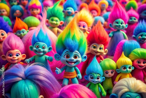 Adorable and Colorful Trolls Wallpapers for Kids’ Rooms and Playful Home Decor Inspiration