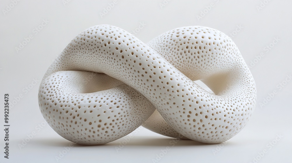 Abstract Ceramic Sculpture: A Study in Form and Texture Abstract Ceramic Sculpture: A Study in Form and Texture