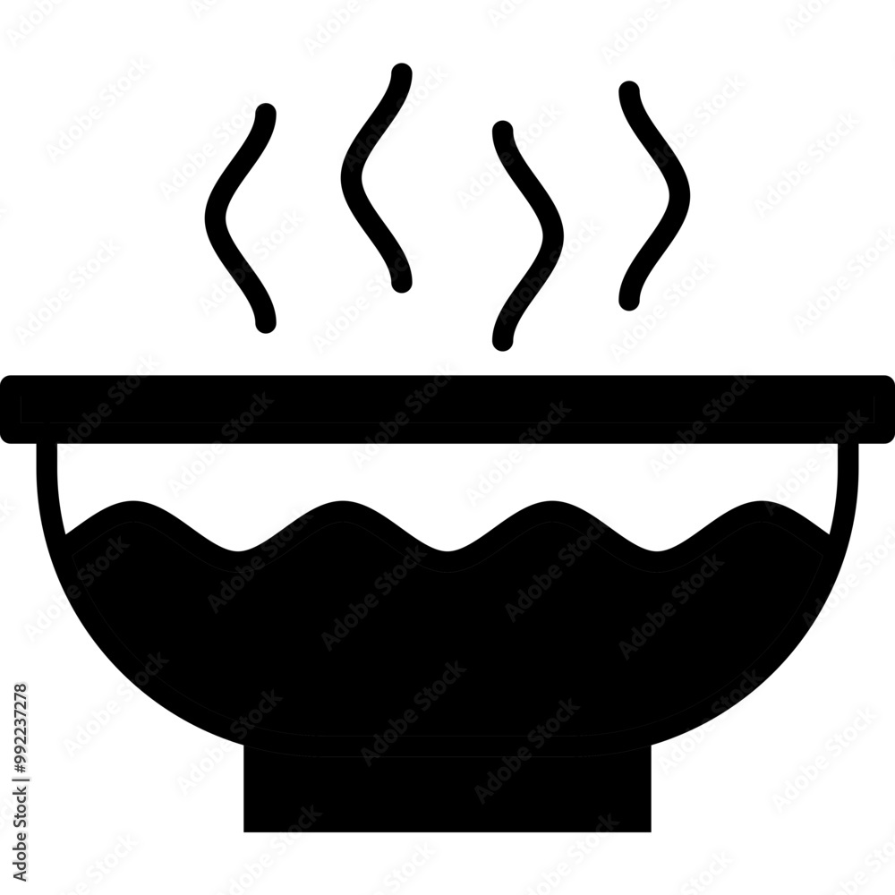 Obraz premium Hot Food Icon