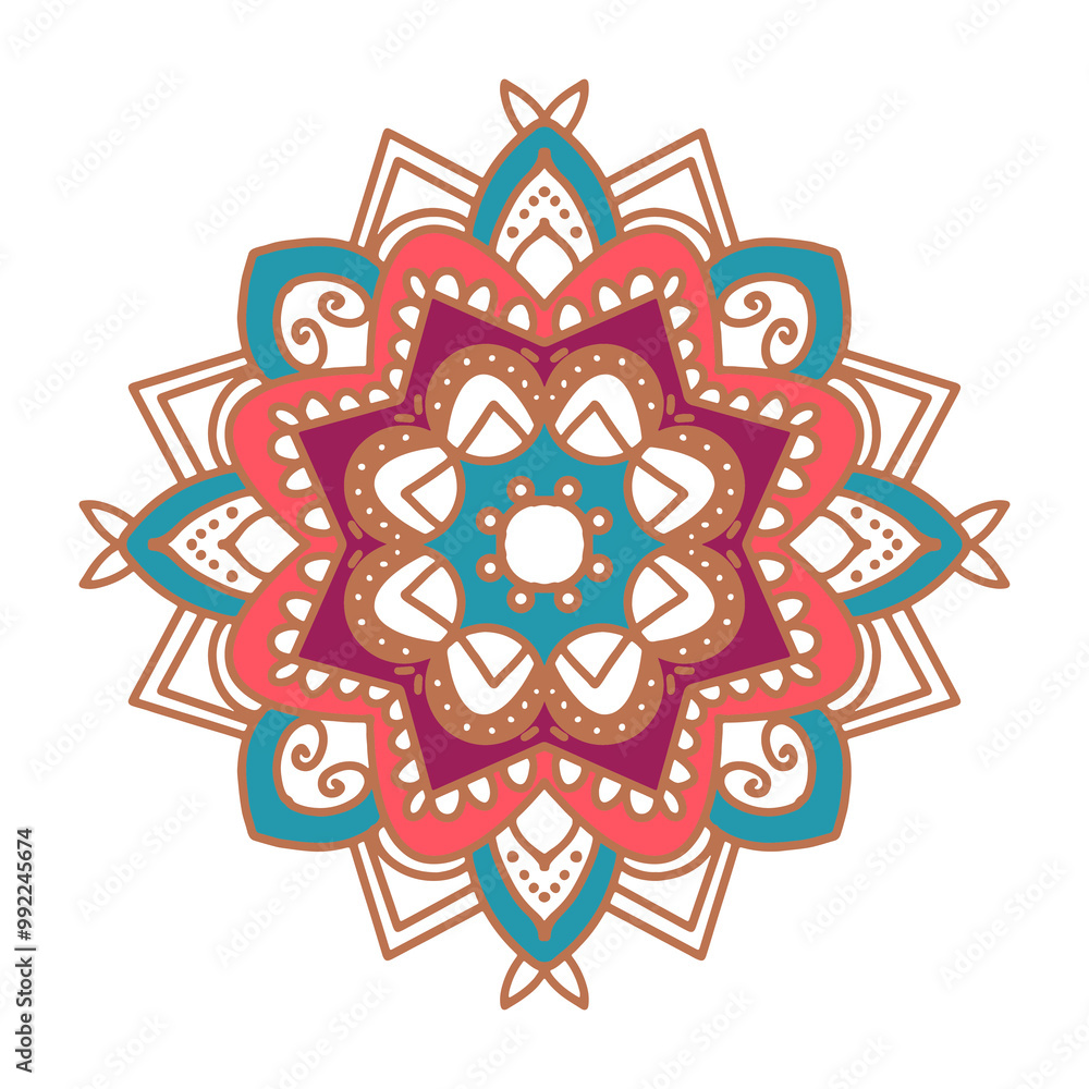 Fototapeta premium pattern decorative mandala