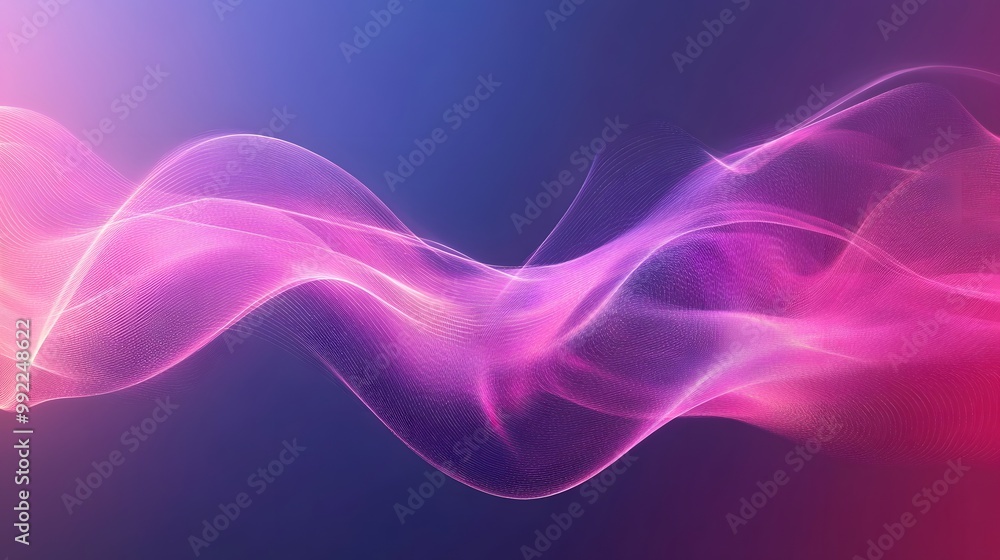 Abstract Pink and Purple Wave with Fine Line Detail Abstract Pink and Purple Wave with Fine Line Detail