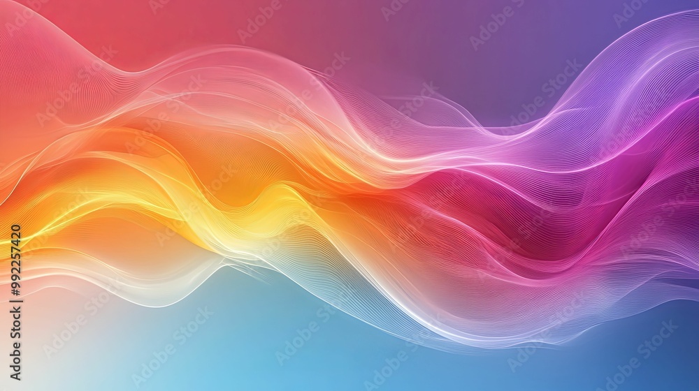 Abstract Waves of Color and Light Abstract Waves of Color and Light