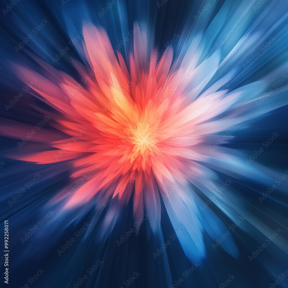 Obraz premium Vibrant Abstract Design Featuring Dynamic Colors