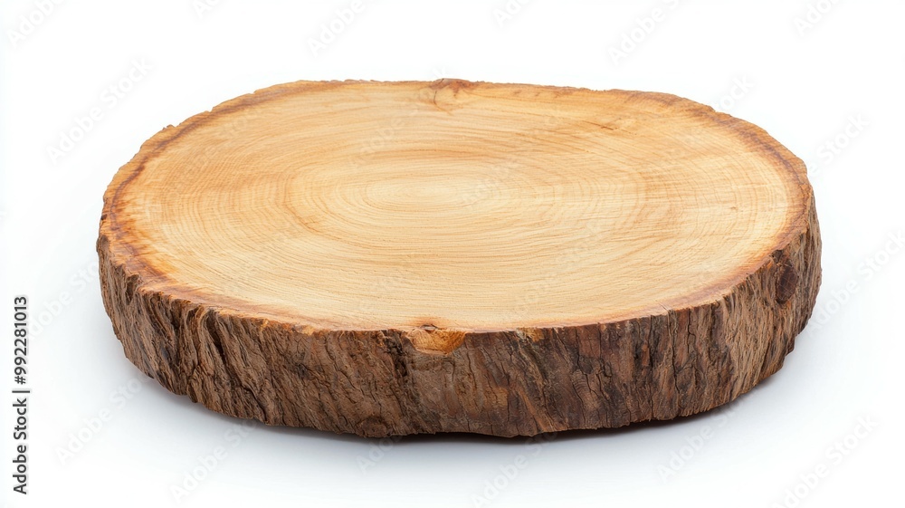 A large piece of wood with a hole in the middle A large piece of wood with a hole in the middle
