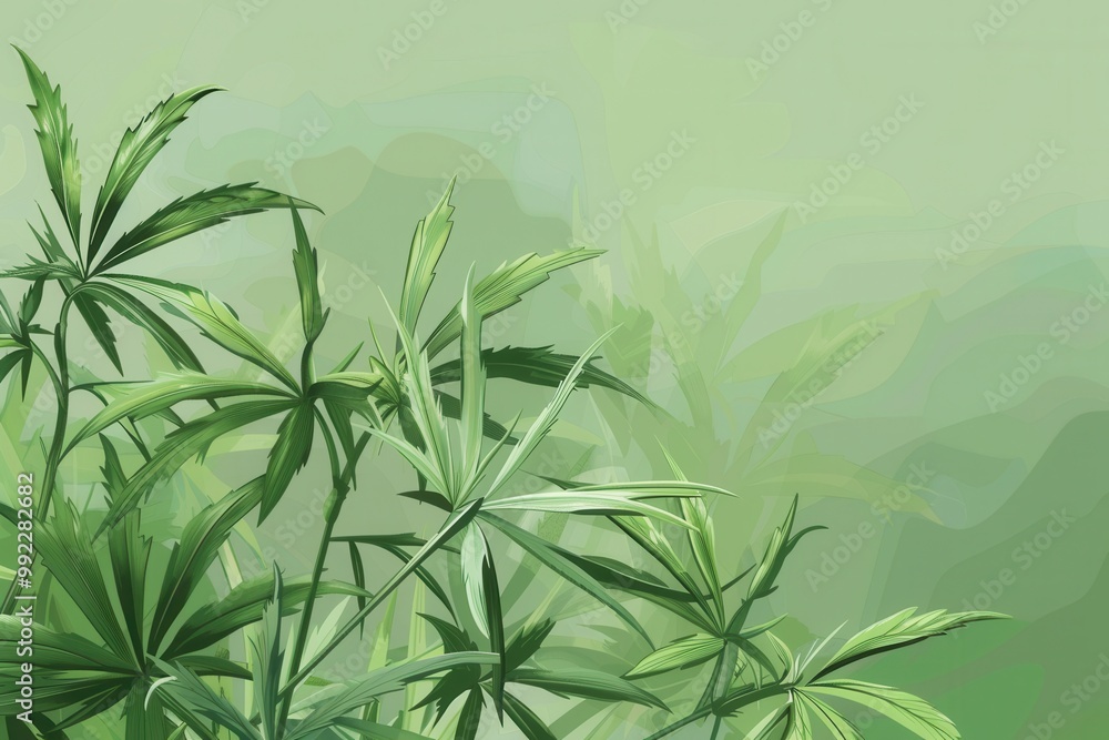 Whimsical Weed Wonderland. Cartoon-inspired weed wallpaper design Whimsical Weed Wonderland. Cartoon-inspired weed wallpaper design