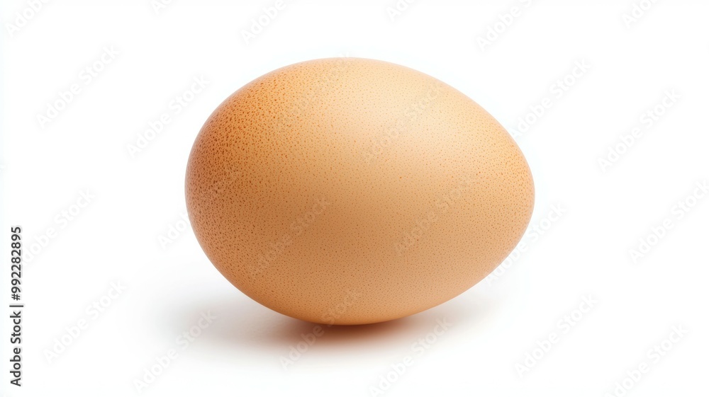 A large egg with a white shell A large egg with a white shell