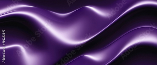 Wallpaper Mural Abstract Purple Waves Torontodigital.ca