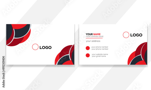 sample business card , elegant clean template, clean professional card and smart visiting card.