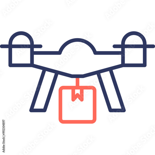 Drone Delivery Icon