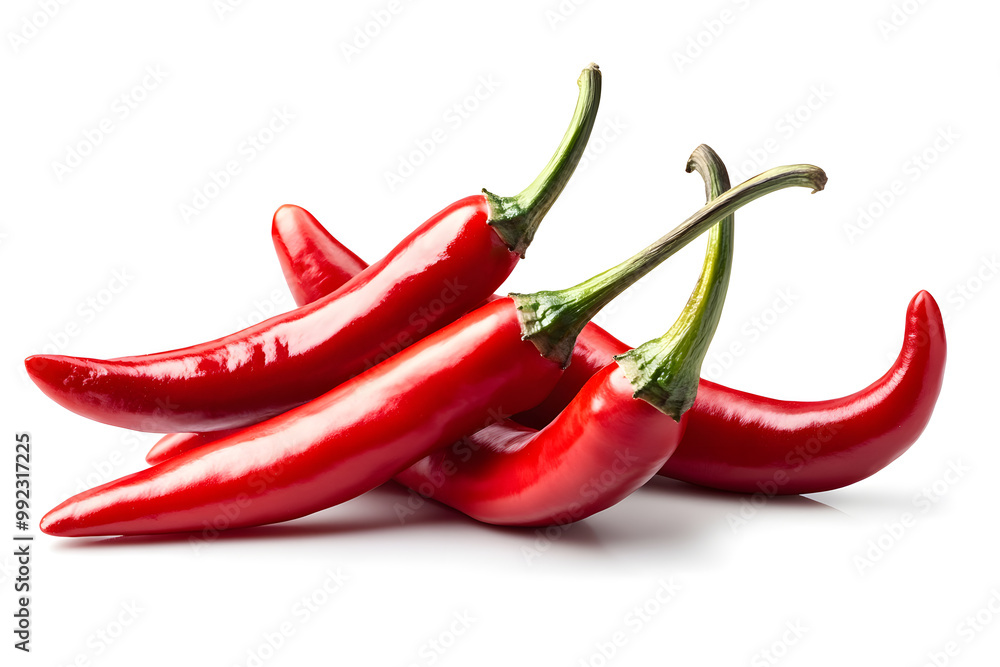 Fresh Red Chili Peppers Fresh Red Chili Peppers