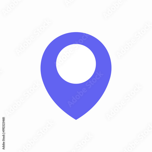 place location icon sign vector