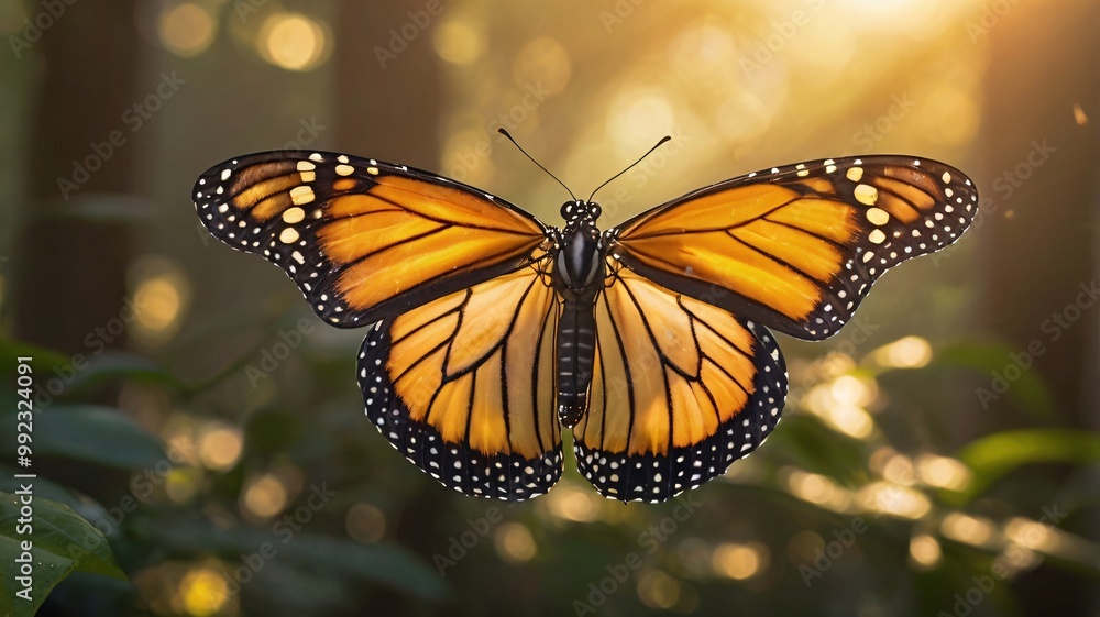 Ethereal monarch butterfly Ethereal monarch butterfly
