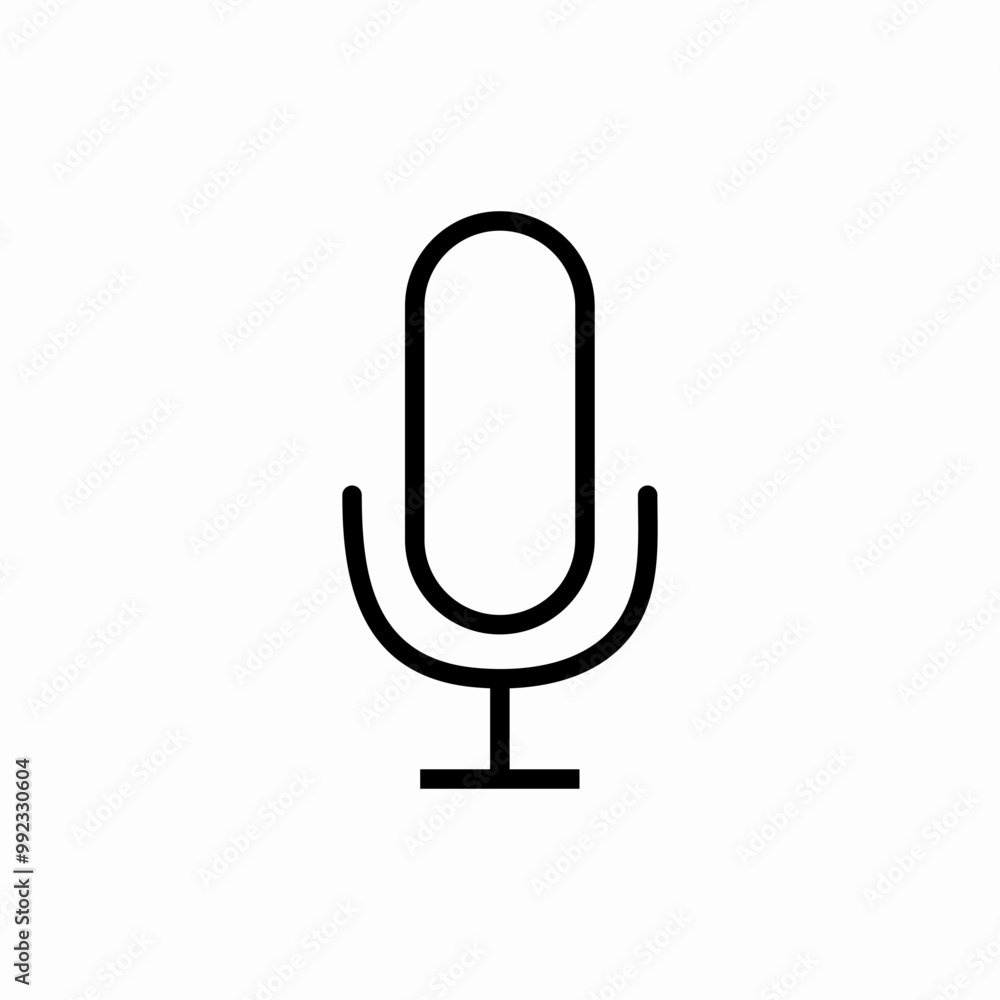 microphone record icon sign vector microphone record icon sign vector