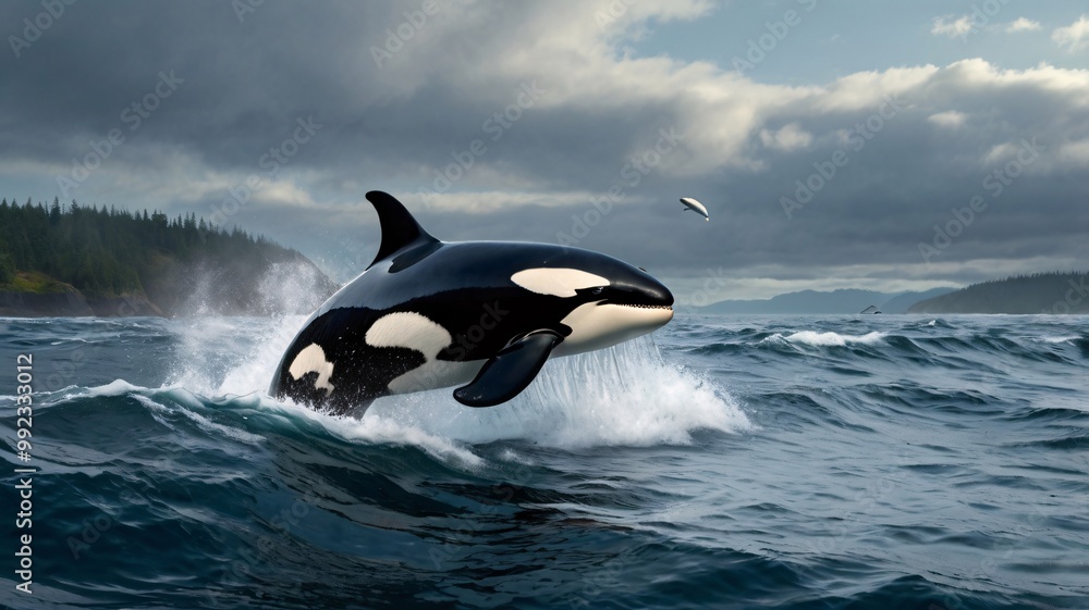Fototapeta premium Majestic orca