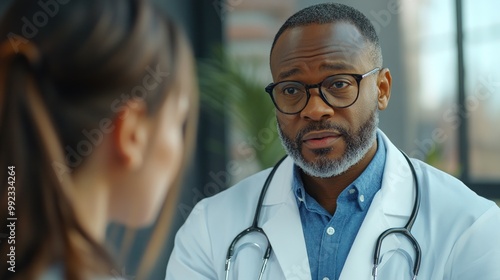 Doctor Listening to Patient in Consultation