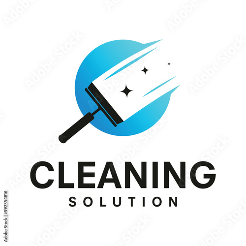 cleaning service logo vector template illustration design