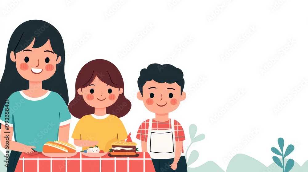 Happy Middle Class Family Enjoying Quality Time Together at Home with Smiles and Laughter Happy Middle Class Family Enjoying Quality Time Together at Home with Smiles and Laughter
