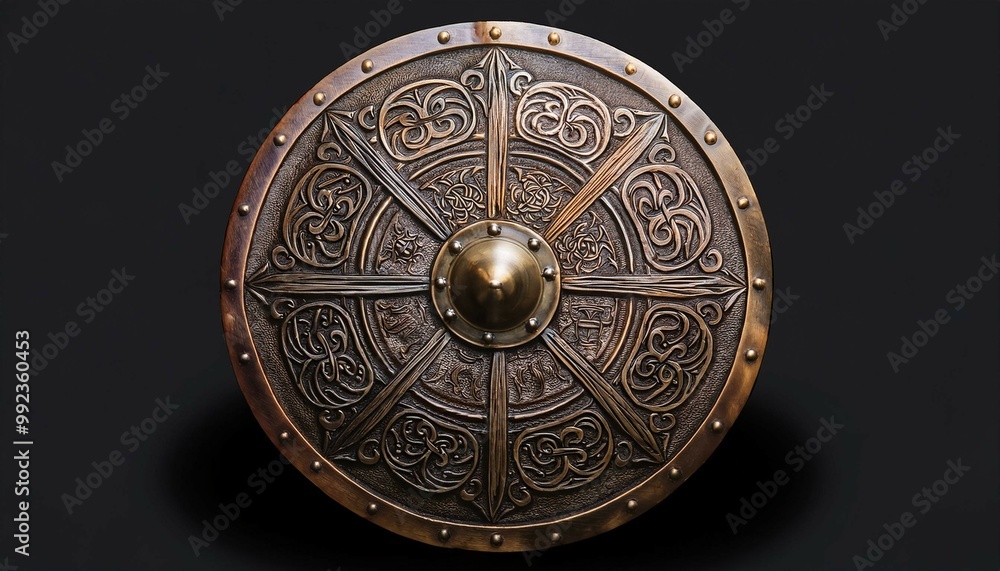 Fototapeta premium ancient bronze sheild