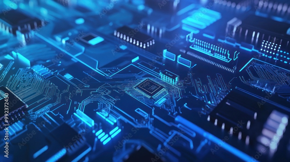 Abstract Circuit Board Abstract Circuit Board