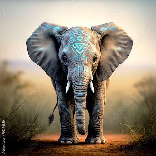 Ndebele African Elephant 001