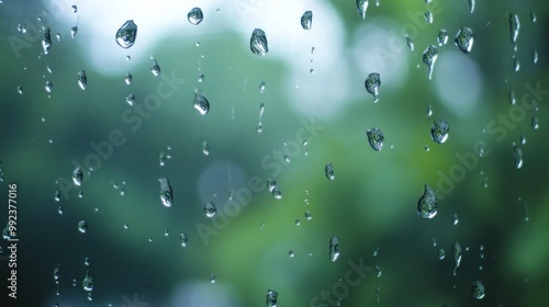 Raindrops on Glass