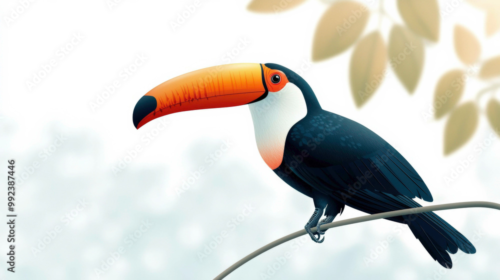 Shuya Chiba (千葉修也) 蝶画Toucan Bird (オオハシ) 【公式通販】