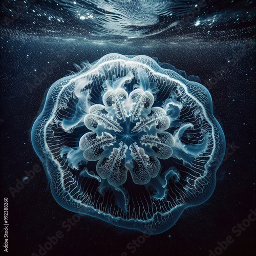 Did you know? The Immortal Jellyfish (Turritopsis dohrnii) can potentially live forever! 🪼 When threatened or injured, it reverts back to its juvenile form, essentially restarting its life cycle photo