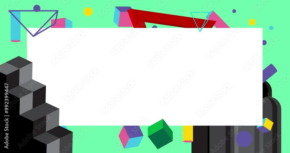 Geometrical graphic retro theme background with place for text. Minimal geometric elements frame. Vintage abstract shapes vector illustration for advertising. Geometrical graphic retro theme background with place for text. Minimal geometric elements frame. Vintage abstract shapes vector illustration for advertising.