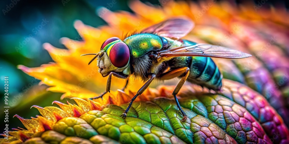 Close-Up Photography of Nature Showcasing Intricate Details in Leaves, Flowers, and Insects' Textures Close-Up Photography of Nature Showcasing Intricate Details in Leaves, Flowers, and Insects' Textures