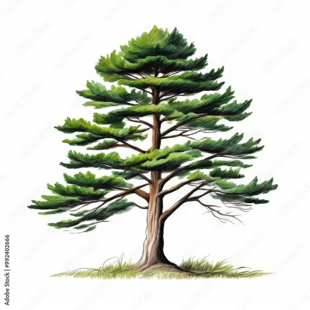 the AI Image Generator, A pine tree the AI Image Generator, A pine tree