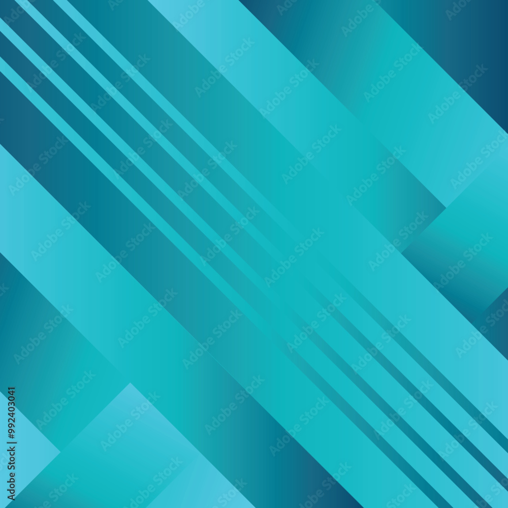 Obraz premium Modern abstract Royal blue background with glowing geometric lines. Blue gradient hexagon shape design. Futuristic technology concept.