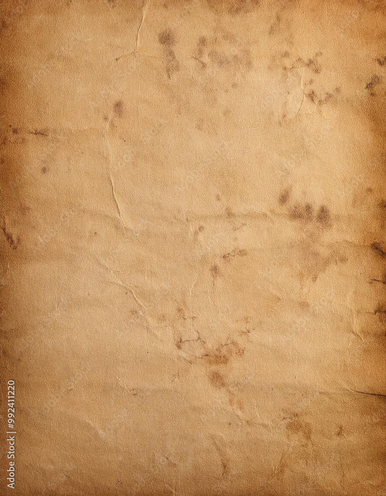 Fototapeta premium brown empty old vintage paper background. Paper texture