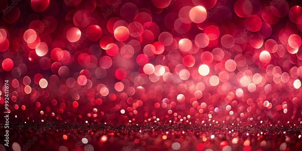 A vibrant red bokeh background with a subtle sparkle effect, perfect for a celebratory backdrop. A vibrant red bokeh background with a subtle sparkle effect, perfect for a celebratory backdrop.